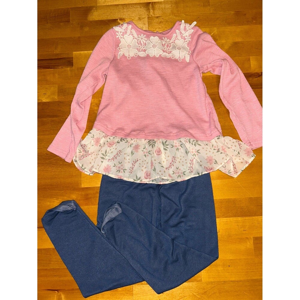 Girls Good Lad Long Sleeve Long Pant Set Size 5y